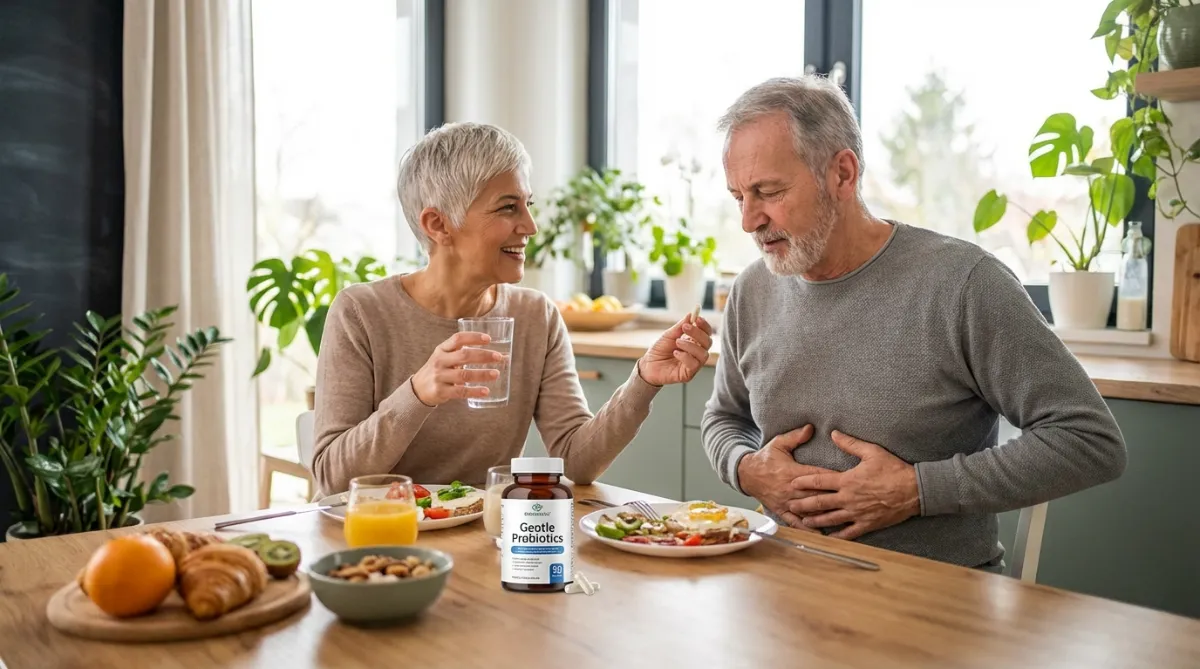 Beat Bloat After 60: Top Gentle Probiotics for Seniors' Digestion