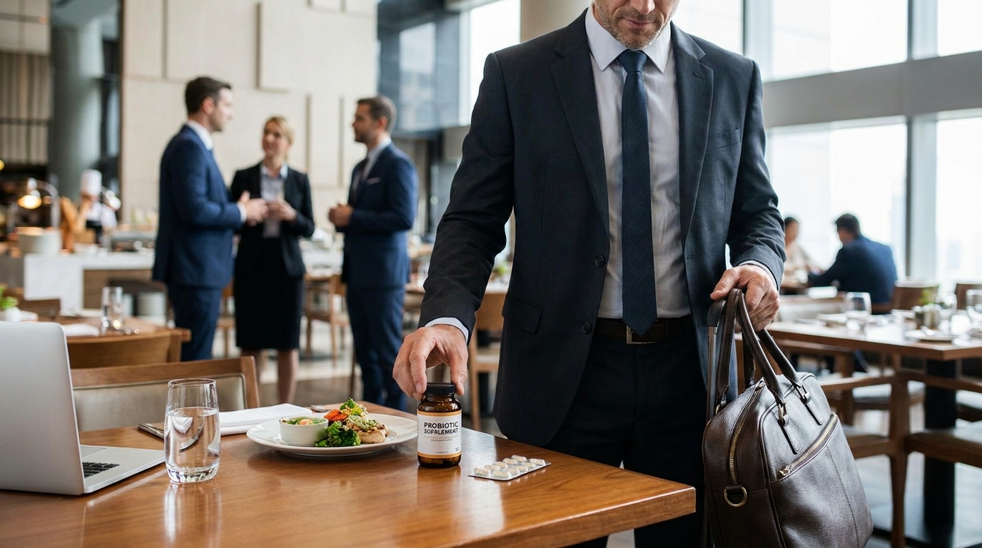Client dinners and food poisoning risk? Gut armor for sales teams
