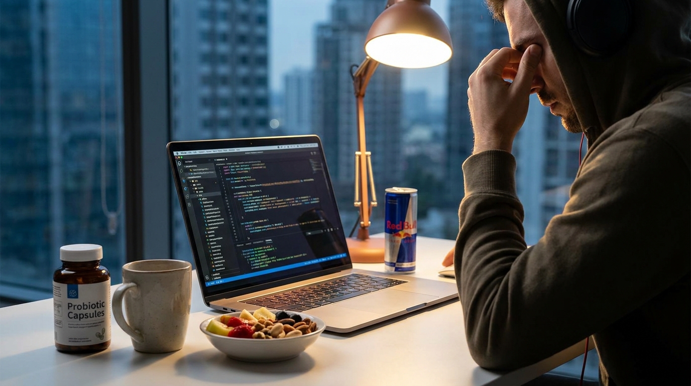 Coding marathons and energy drinks: protecting your gut as a programmer