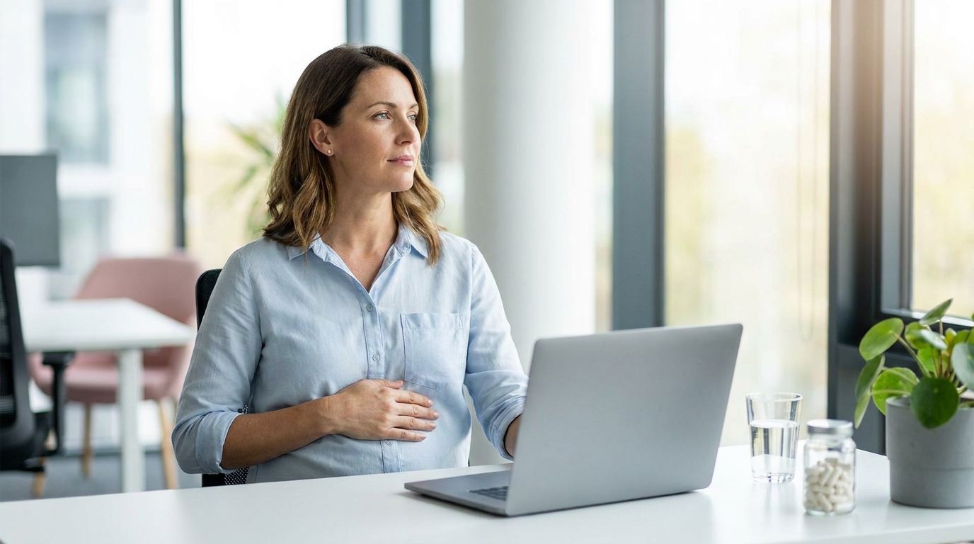 Constipation dominant IBS? A gentle approach for office workers who sit all day