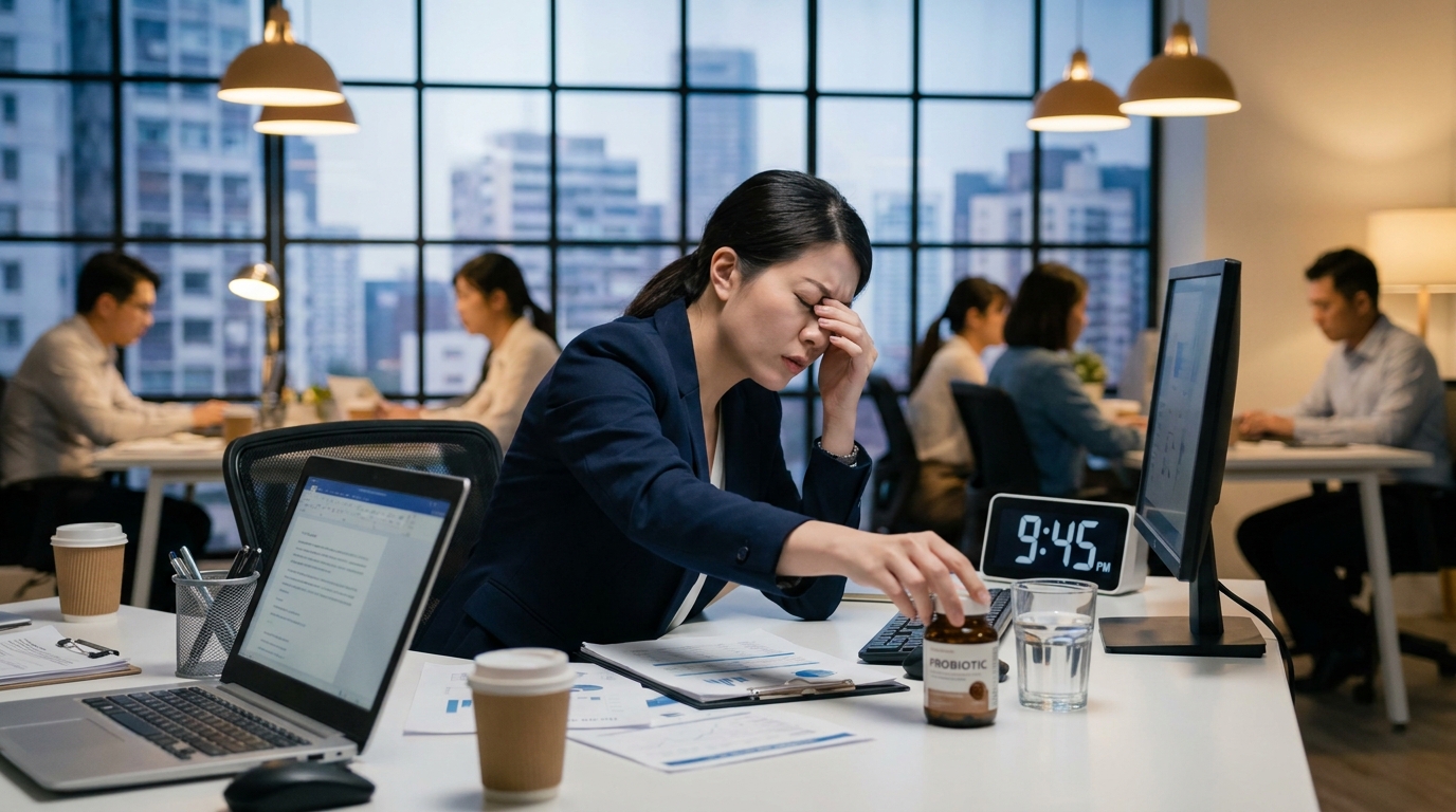 Deadline crunch and overeating? Gut brain balance for crunch time