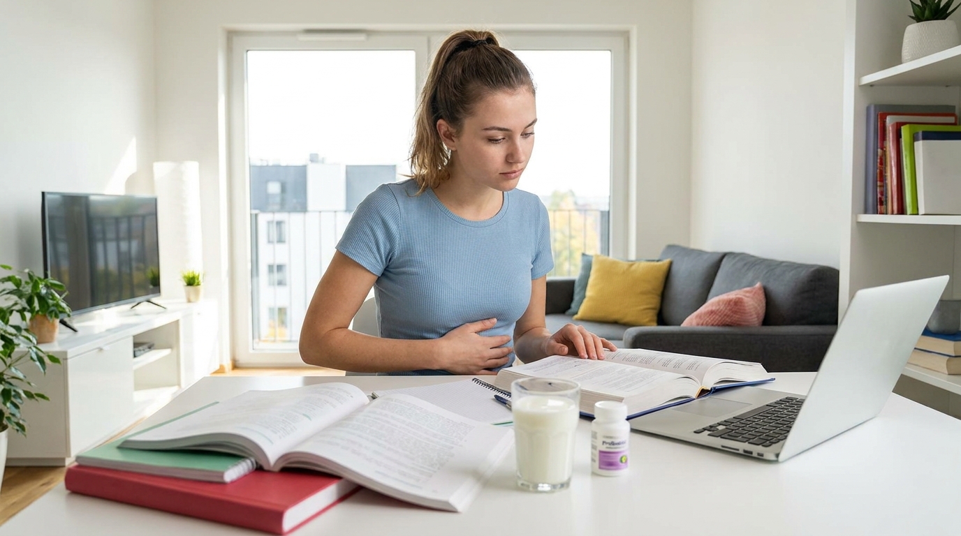Exam stress and stomach knots: gut friendly tips for students