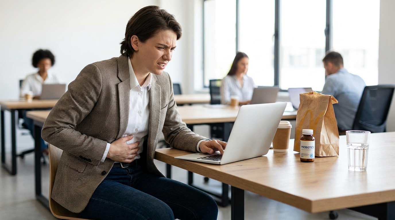 Fast food lunches, tight pants: a gut survival guide for young professionals