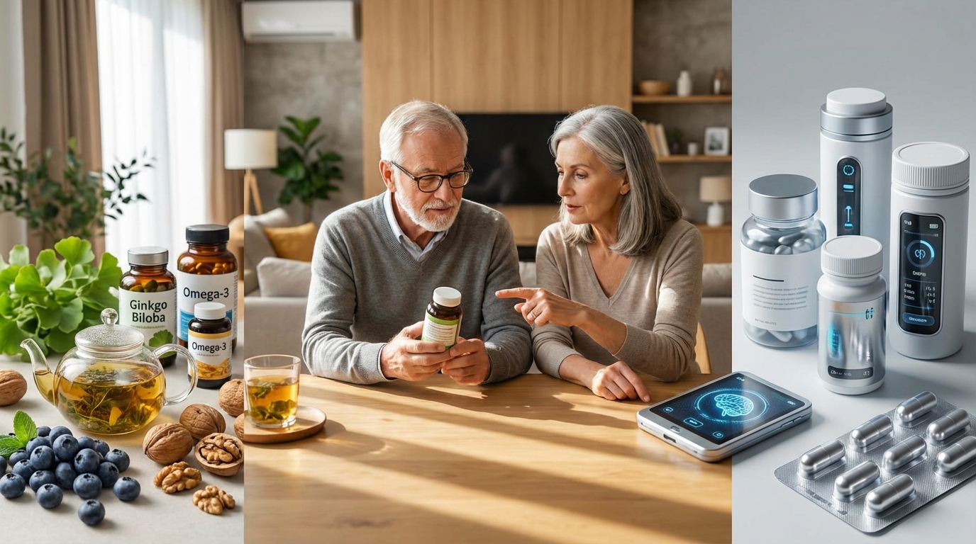 Natural vs. High-Tech Brain Supplements for Seniors: Which is Best?