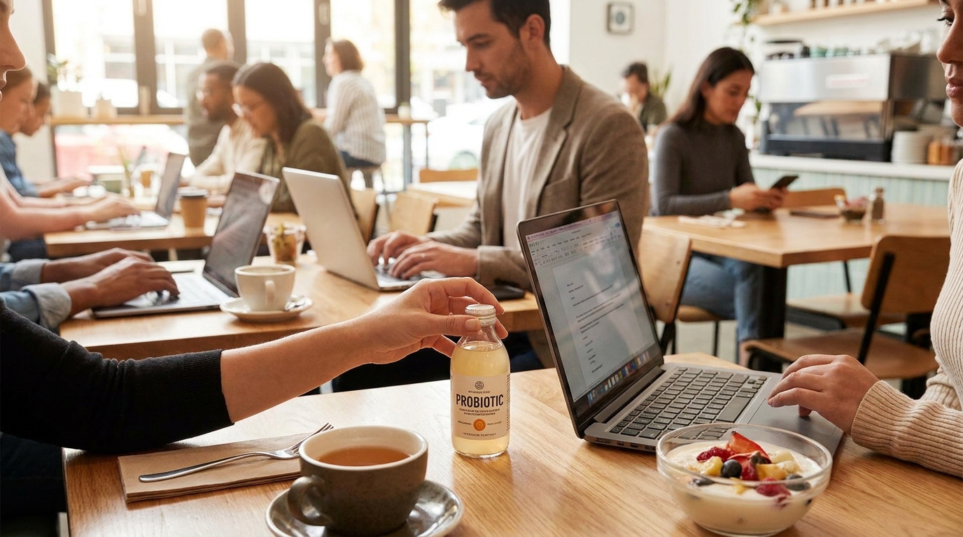 Freelance cafe hopping and pickup colds? Mobile immune gut tips