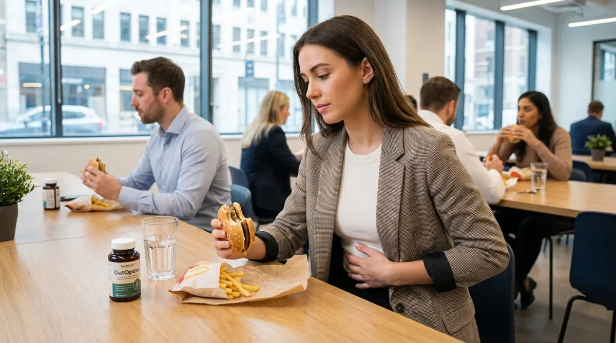 GutOptim vs. the Fast Food Gauntlet: A Young Professional's Guide