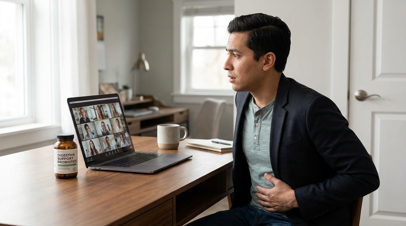 IBS and Zoom meetings: managing urgent bathroom trips when working from home