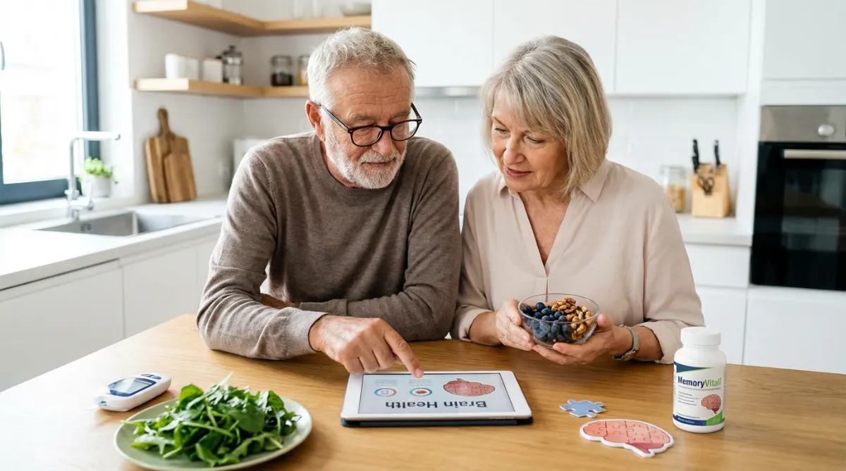MemoryVitali vs. Diet & Blood Sugar: What Seniors Need to Know for Brain Health