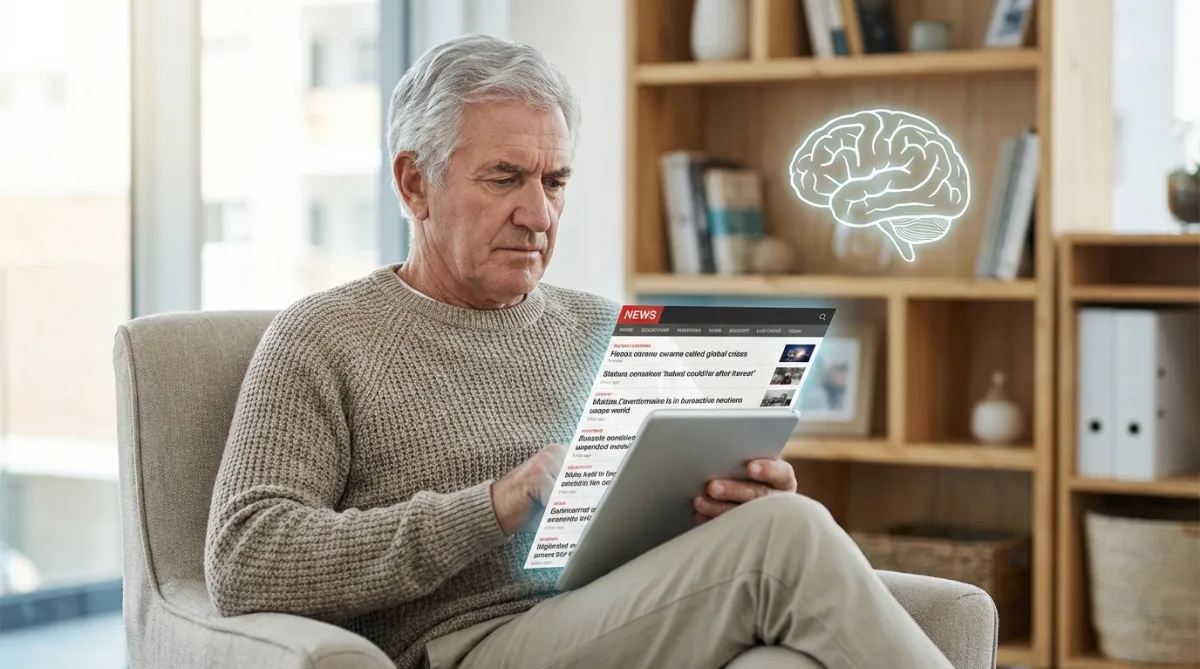 MemoryVitali vs. Doomscrolling: Shielding Your Senior Brain from Stress