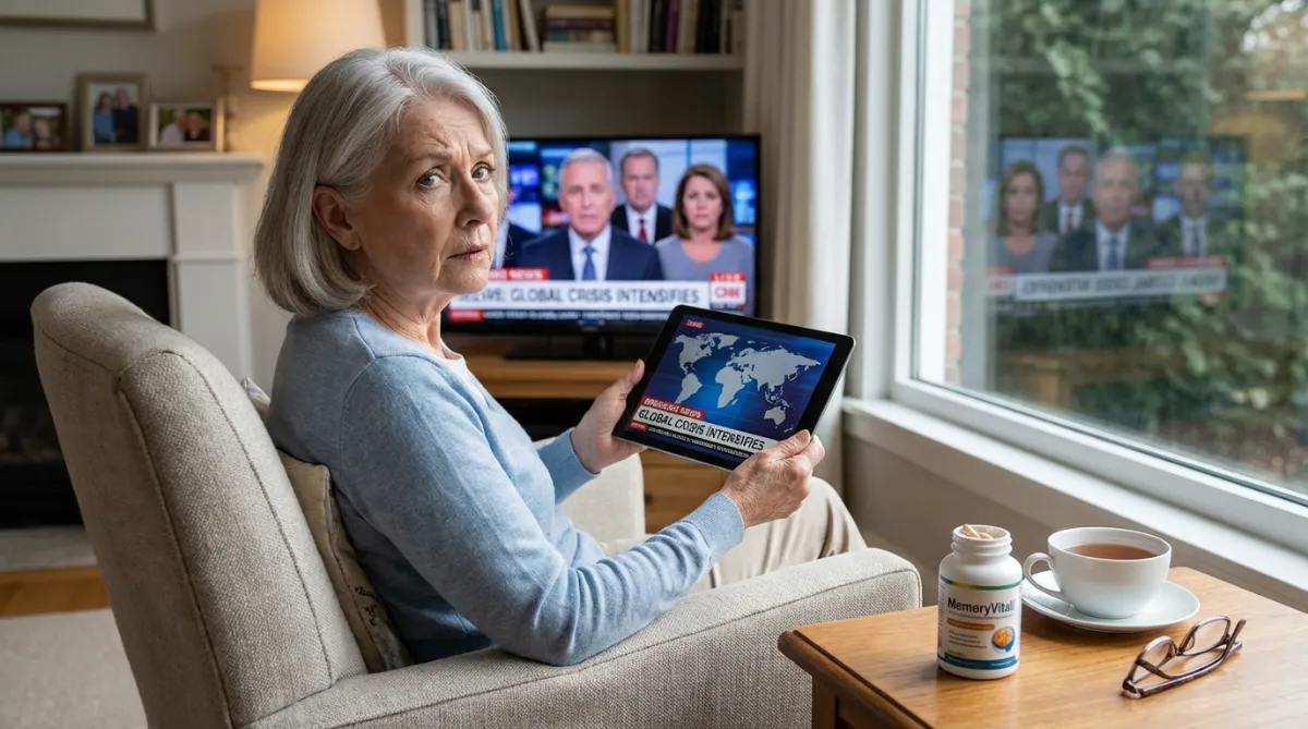 MemoryVitali vs. Stressful News: Can a Brain Health Formula Help Seniors Cope?