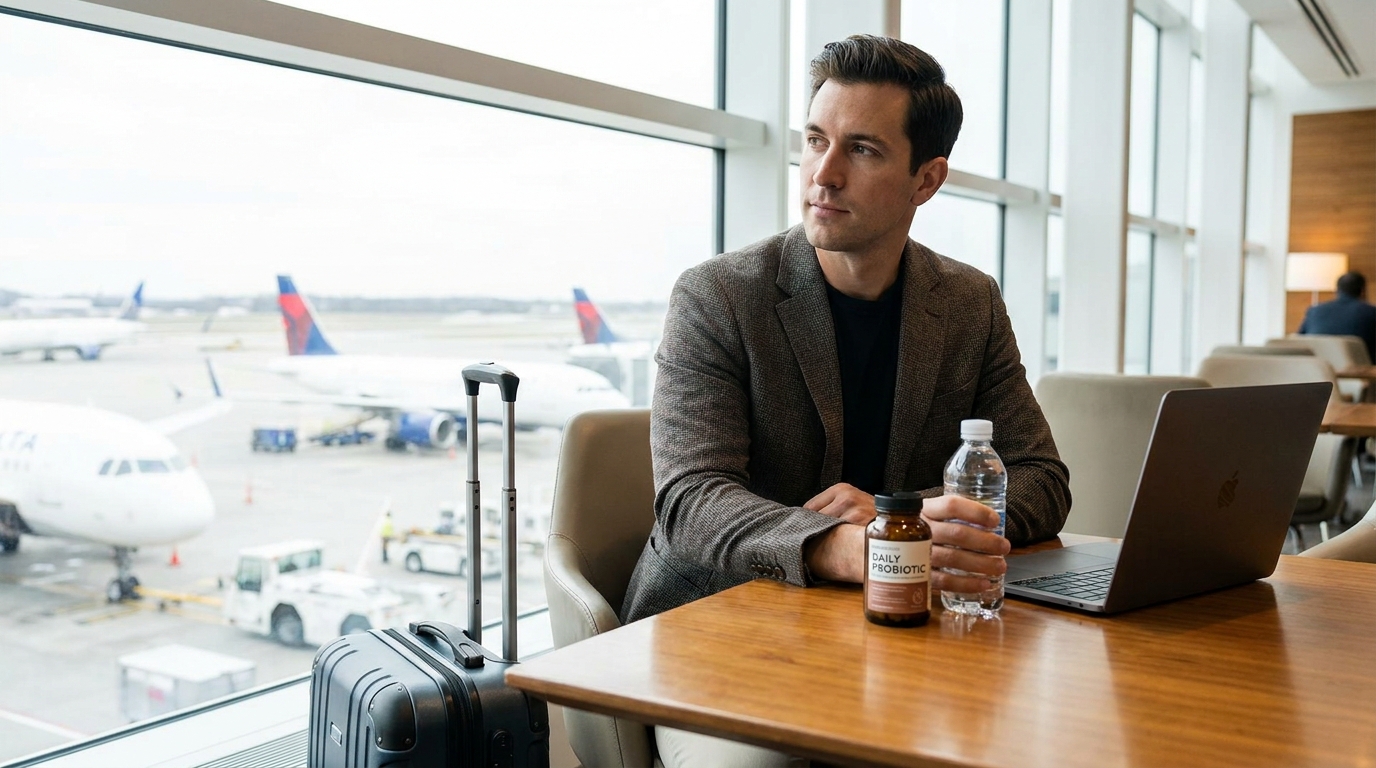 Travel a lot for work and your gut hates it? A frequent flyer gut plan