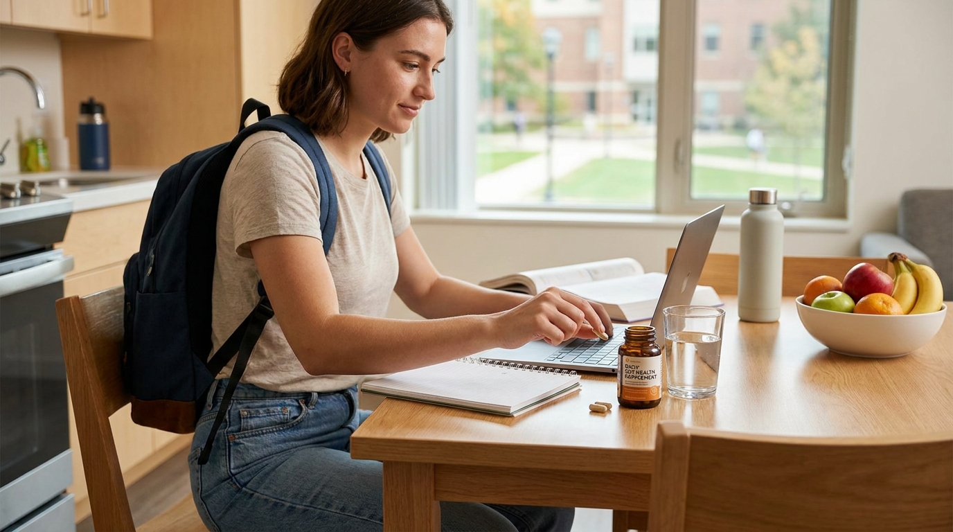 Your first adult gut routine: a simple plan for students leaving home